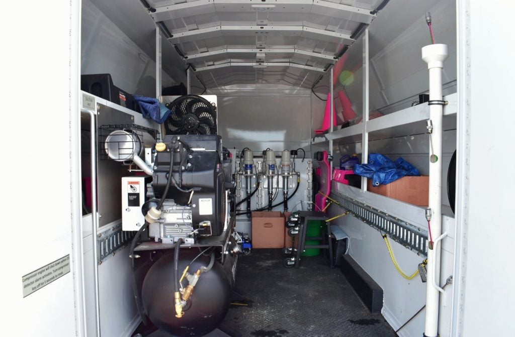 Inside one of our North County Ford Mobile Mechanic Service Vans